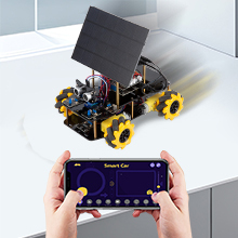 Solar Smart Robot Car Kit DIY STEM Spielzeug für Kinder Teenager Programmier bares Lernen Spielzeug Line Tracking Hindernis vermeidung für Arduino ESP - Product Image 3
