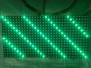 Pannello per esterno a led a singolo colore p10 modulo a led rosso blu giallo verde modulo per messaggio in esecuzione display a led - Product Image 3