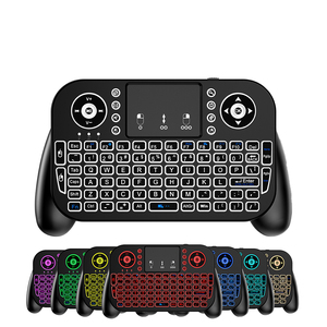 Precio al por mayor de fábrica, Mini teclado inalámbrico retroiluminado de modo dual 2,4G + BT adecuado para proyector de tableta Smart TV - Product Image 1