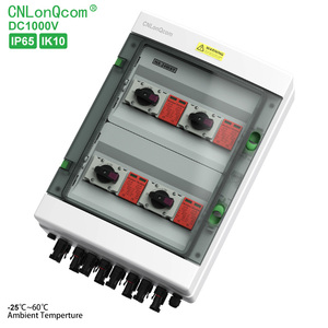 Конверт CNLonQcom PV Array 4String IP65 Protector Combiner Box 4 in4 Out с выключателем постоянного тока для системы солнечной энергии - Product Image 1