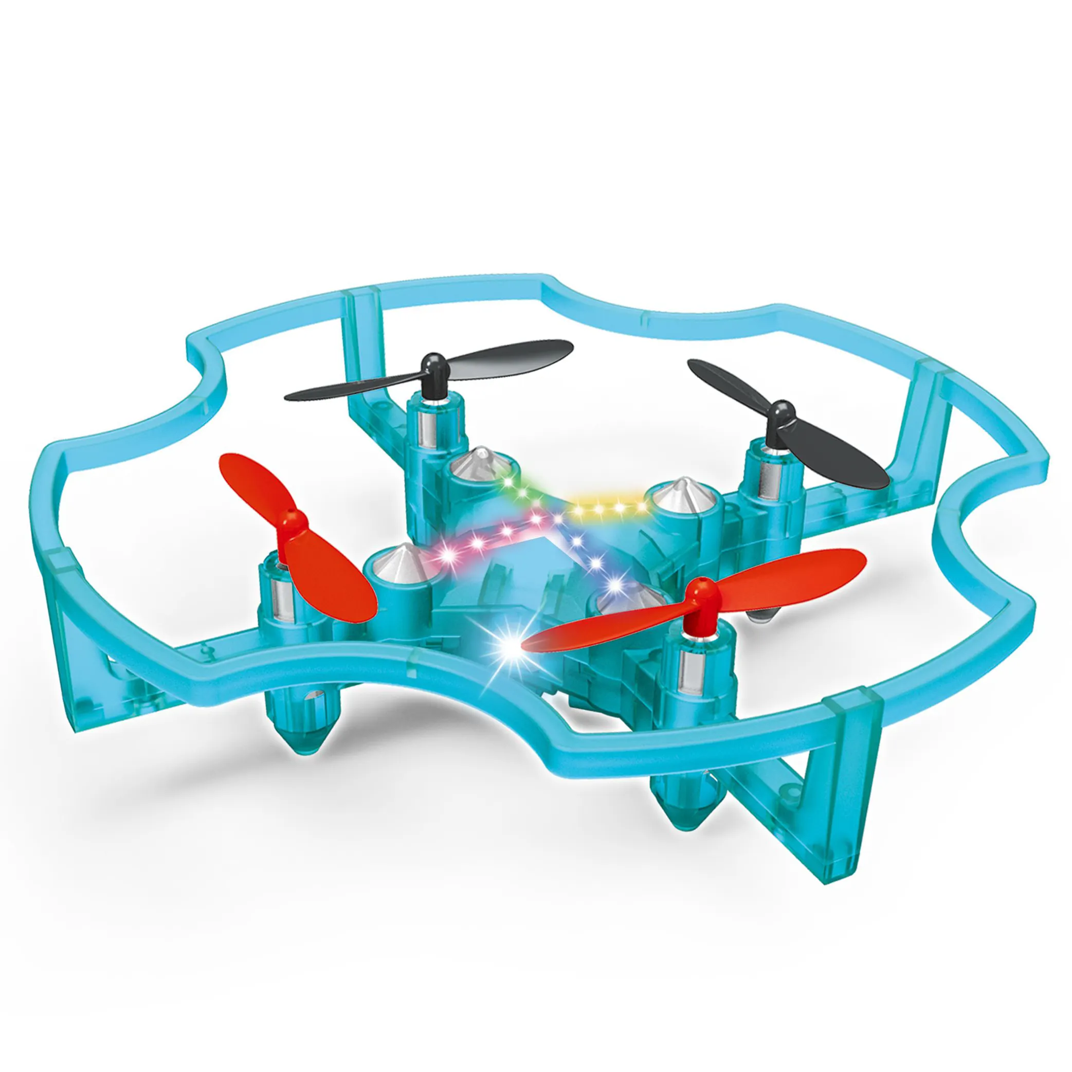 RC/hobi 360 derece eversiyon kapalı yarış helikopter Mini Drone/radyo kontrol oyuncaklar Drones renkli ışık ile