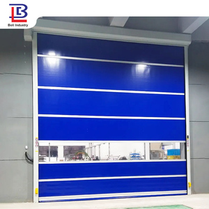 Tedarikçi doğrudan yüksek hızlı Pvc kapı hızlı bölüm haddeleme kapı kontrol Caver ile otomatik yüksek hızlı kapı - Product Image 3