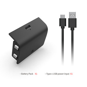 XboxシリーズX/S充電アクセサリ用800mAh充電式バッテリーパック、80CM充電ケーブル付き急速充電タイプコントローラー - Product Image 3