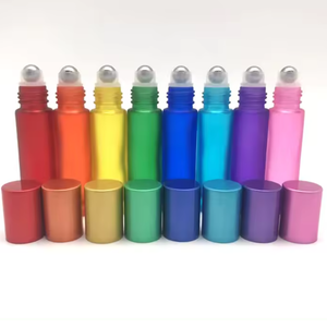 Wholesale <strong>5ml</strong> 8ml 10ml Round Roll on <strong>Bottle</strong> Glass <strong>Empty</strong> Roller <strong>Bottles</strong> Color Roll on <strong>Bottle</strong> for Cosmetic Essential Oil - Product Image 3