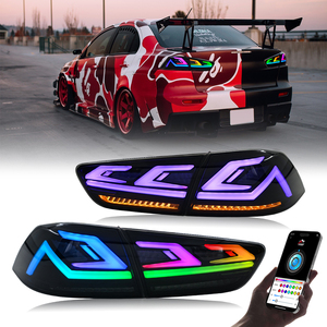 Mitsubishi Lancer lamba arka stop 2008 EVO X için otomatik parça LED 2020 dinamik dönüş sinyali fren ters ayar meclisi - Product Image 1