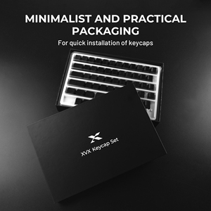 Xvx Đen địa hình tỏa sáng thông qua OEM PBT + PC Tiếng Anh chơi game Bàn Phím Cơ khí Keycap Set | 118/84/61 phím - Product Image 6