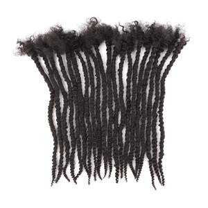 Orientdreads Hot Sale Textured Loc Extensions Human Hair Ombre <strong>Rasta</strong> Dreadlocks Extensions Natural Hair Locks 0.4 0.6 0.8 CM - Product Image 2