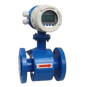 Long Service Life IP68 DN50 Magnetic <strong>Flow</strong> <strong>Meter</strong> Stainless Steel Flange Electromagnetic <strong>Flow</strong> <strong>Meters</strong> with LCD Display <strong>Pulse</strong> <strong>Output</strong> - Product Image 1