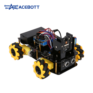 ACEBOTT ESP32 IoT WiFi Rueda Programable Evitación de obstáculos Seguimiento Codificación de arañazos Arrancador Robot inteligente Kit de coche para Arduino