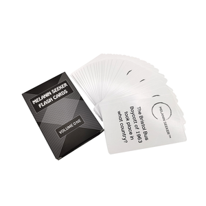 高品质定制黑白Melamin闪存卡，带盒回答问题和答案 - Product Image 1