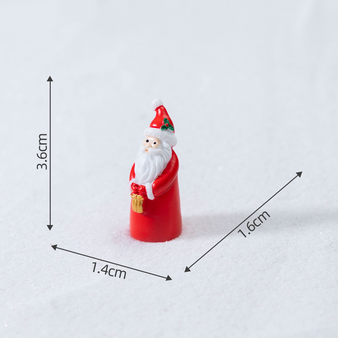 5# gold gift box santa claus
