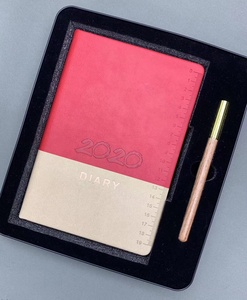 2022 a5 Tagebuch benutzer definierte Leder Journal Notizbuch Geschenkset mit Stift in Box - Product Image 5