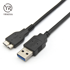 5Gbps 3.0 USB ประเภท A ถึง90องศามุมขวา Micro B แผงตัวผู้ที่มีการล็อคการถ่ายโอนข้อมูล Micro B สาย3.0 USB - Product Image 2