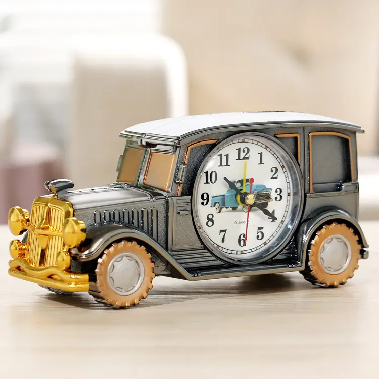 Шесть классических автомобильных будильников, декоративные ретро ностальгические Цифровые указатели, пластиковые настольные часы