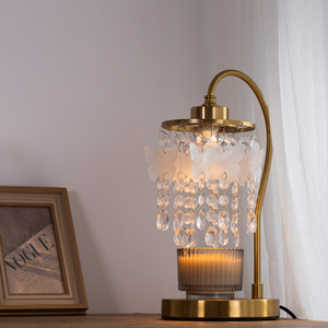 Luxe Kaars Warmer Lamp Home Decor Bureau Tafellamp Geur Aroma <span class=keywords><strong>Diffuser</strong></span> Was Brander Melter X-Mas Geschenken Nieuwe Vlindervorm - Product Image 1