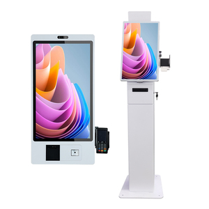 15,6 21,5 24 27 32 pulgadas de pie/quiosco de pago de autoservicio montado en la pared con escáner de código QR impresora térmica de 80mm - Product Image 1