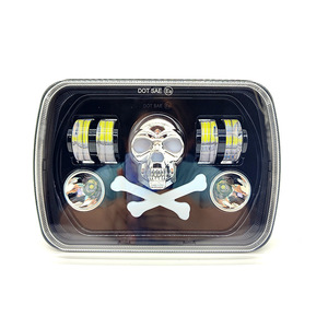 7 inç kare led çalışma ışığı 45w yüksek düşük far 10-30v led far otomatik led kare çalışma ışığı için kamyon - Product Image 1