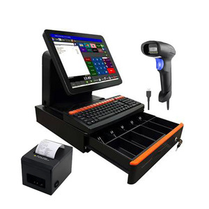 All-in-One 15,6-Zoll-Touchscreen-LCD-Monitor für Kassen-POS-Windows-System