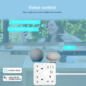 Enchufe especializado para estándares británicos, WIFI Smart Multi-hole Socket multifuncional con función de carga rápida PD de 20W - Product Image 5