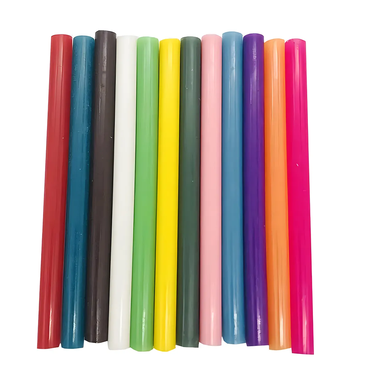 Bâtonnets multicolores à haute viscosité gelée thermofusible eva colle adhésive thermofusible 11mm