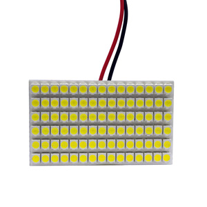 T10หลอดไฟ LED 3528 90 SMD 12V C5W W5W ภายในรถอ่านแผนที่โดมไฟที่จอดรถโคมไฟจานอลูมิเนียมอัตโนมัติ - Product Image 1
