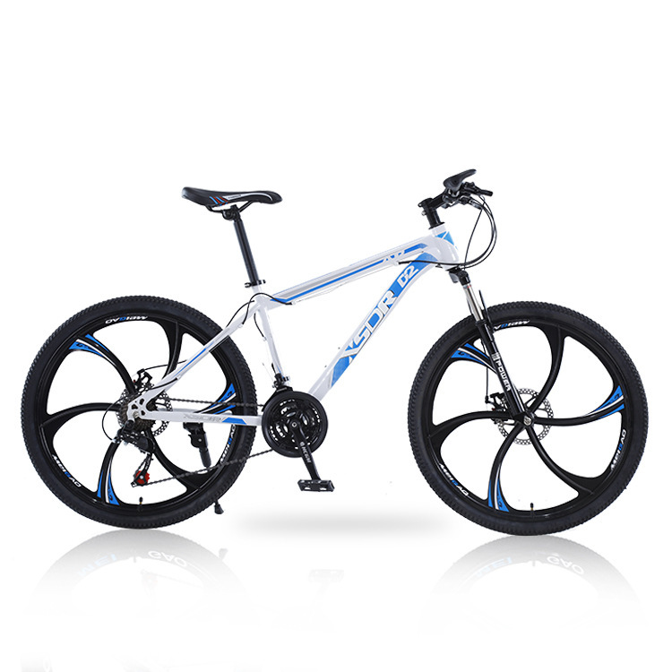 White and blue six-cutter wheel