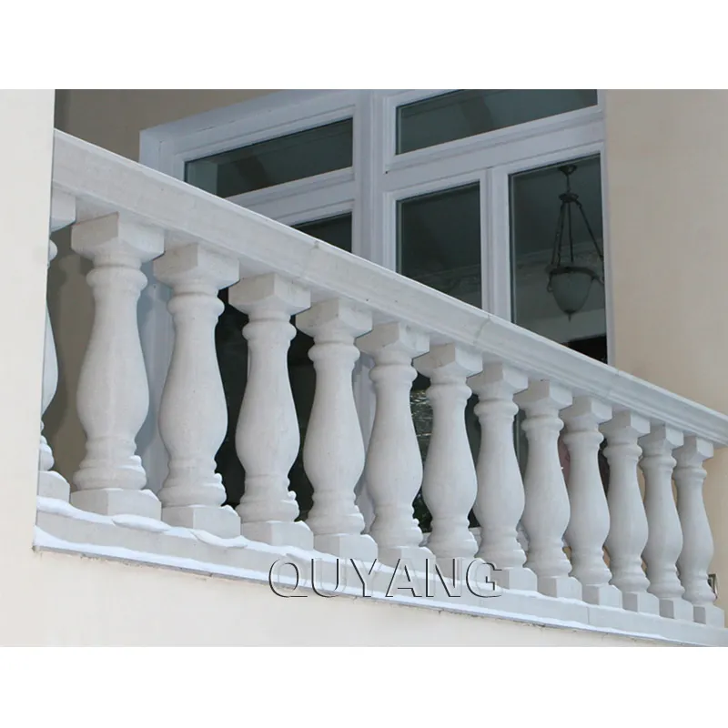 Huanquang — rambarde en pierre, balustrade en marbre blanc, accessoire d'extérieur, décoration extérieure, balustrade de balcon