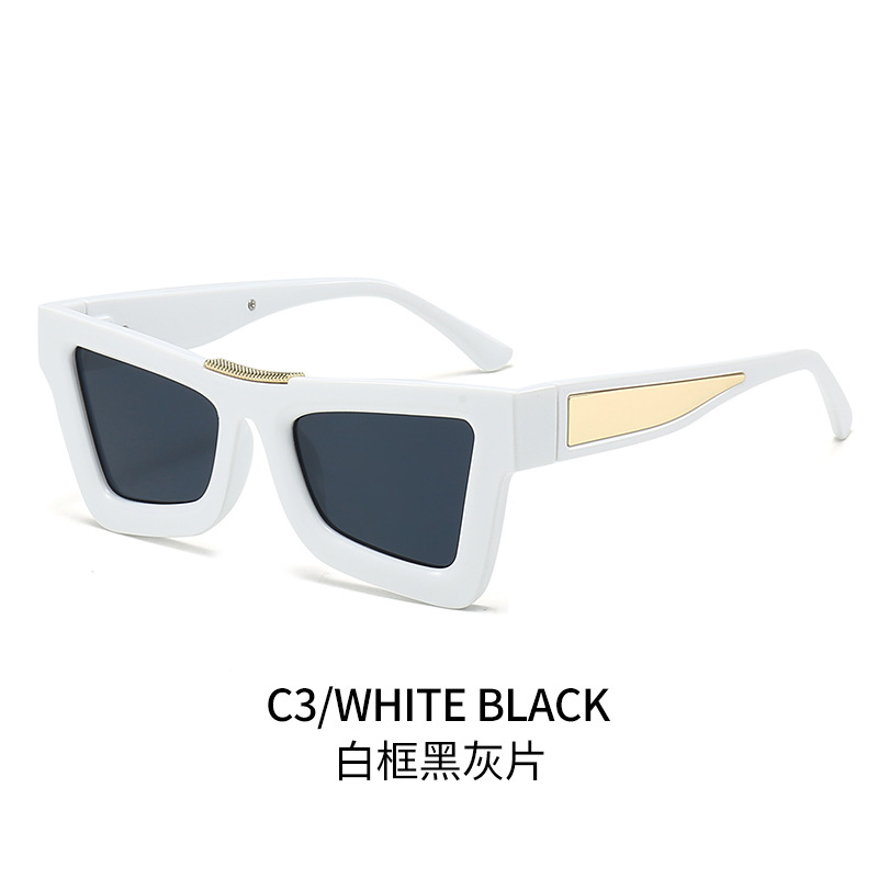 Cadre blanc feuille gris noir