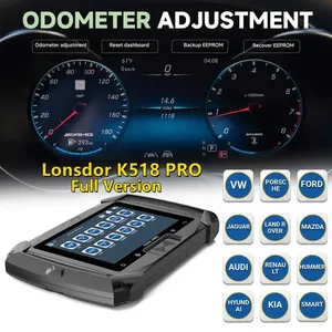 Lonsdor K518PROプログラマー (LT20スマートキー付き) トヨタFP30ケーブル (日産BCMケーブル用) FCA 12 8 JLRSOPアダプター - Product Image 3