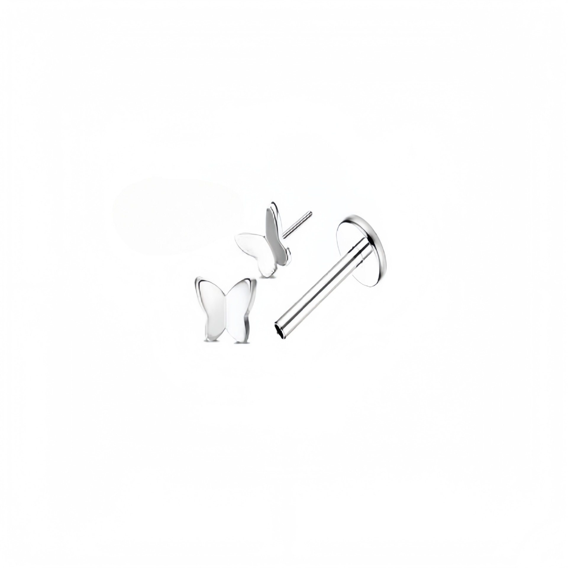Papillon couleur acier 4,2 mm (tige d'insertion)