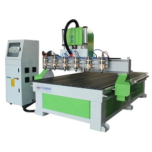 Enrutador CNC de 3 ejes, máquina enrutadora de madera de cabezales múltiples, personalizable a la venta - Product Image 5
