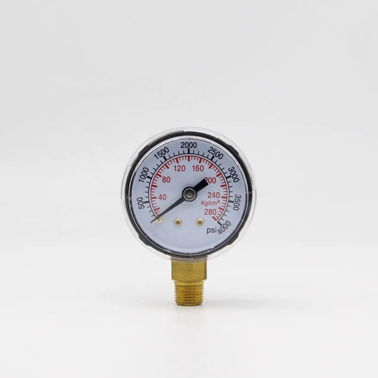 DEM 40mm 1/4 NPT LPG Oxygen Acetylene low high Pressure Flowgauge manometer Regulator Pressure Gauges