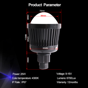 Evrensel fit K3 arabalar için 2.5 inç yüksek ışın projektör Lens far motosiklet evrensel Fit su geçirmez yüksek parlak LED lamba - Product Image 3
