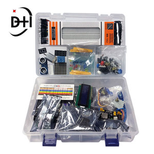 Kit Starter Kit di componenti elettronici aggiornato Starter Kit per Arduino UNO R3 con Breadboard Tutorial 1602 programmatore IIC