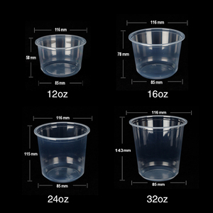 Özel Logo tek kullanımlık biyobozunur PLA şeffaf şeffaf tek duvar stili plastik bardaklar içme için - Product Image 5