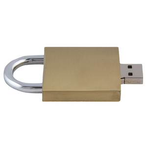 定制印刷标志32GB u盘金属内存锁，适用于移动和商务电脑使用风格礼品