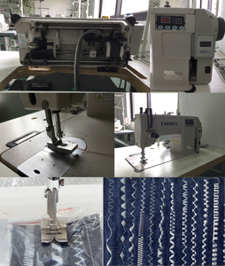 Altın seçim Gc20u73 manuel Flatlock tek iğne hafif orta ağır malzeme <span class=keywords><strong>Zig</strong></span> <span class=keywords><strong>Zag</strong></span> endüstriyel dikiş makinesi dikiş