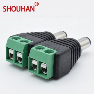 卸売DC Female & Male Jack 5.5*2.1ミリメートルConnector Plug Adapter Push Type Quick Power ConnectorためCCTV端子 - Product Image 5