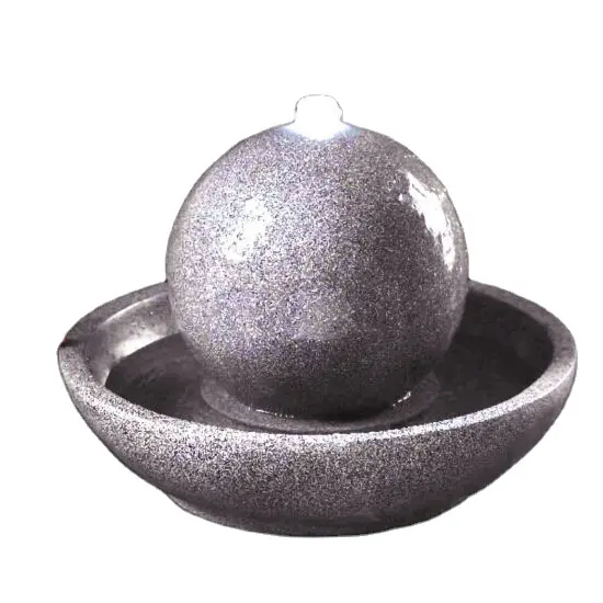 Bola esférica de granito Natural para decoración de jardín, fuentes de agua giratorias, Fuente de Piedra