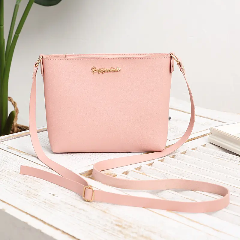 Europa y Estados Unidos retro nuevo bolso de mujer simple tendencia de un solo hombro bolso de mujer carta bolso cruzado oblicuo