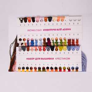 Thả Vận Chuyển <span class=keywords><strong>Cross</strong></span> <span class=keywords><strong>Stitch</strong></span> Nhà Bông Chủ Đề Sơn DIY Bộ Dụng Cụ Vá Thêu Phong Cảnh Trang Trí Nhà - Product Image 5