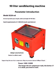 Durable Metal High-Pressure Sandblasting Machine Cone Bottom Degreasing &amp; Recycling Cleaner Efficient Derusting <strong>Blast</strong> Process - Product Image 3