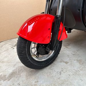 รถสามล้อไฟฟ้าสามที่นั่งแบบปรับได้พร้อมมอเตอร์ส่วนกลาง600W แบตเตอรี่ลิเธียมแหล่งจ่ายไฟสกู๊ตเตอร์ในครัวเรือนขนาดเล็ก3ล้อ - Product Image 3