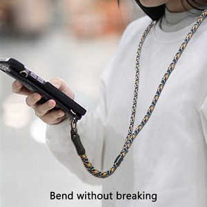 Multifunctional Type <strong>C</strong> Charging Cable Nylon Universal Crossbody Lanyard Wrist Strap Pd 27W USB Compatible for Computer IOS - Product Image 4