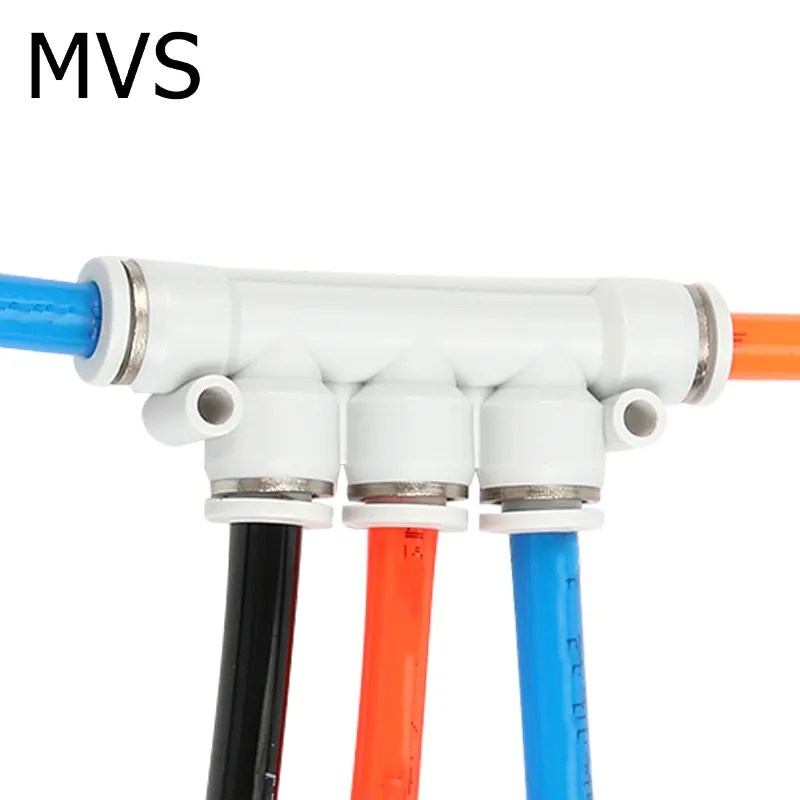 다섯 방향 플라스틱 커넥터 호스 피팅 SMC 공압 파이프 조인트 산업용 로봇 부품