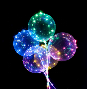ลูกโป่งโบโบ้ Led เรืองแสงในที่มืด,ลูกโป่งทรงกลมใสเรืองแสงสว่างลูกโป่งเรืองแสงในที่มืด - Product Image 1