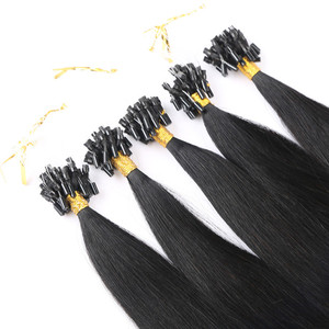 Micro Ring Links <strong>Easy</strong> Loop Beads Cheap Remy Brazilian <strong>Human</strong> Hair Extension Micro Ring Loop Hair Extension - Product Image 1