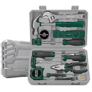 Hi-Spec 59pcs DIY Green Tool <strong>Kit</strong> for Hand Repairs Compact Home Tool Set <strong>Kit</strong> Hot Sale Household Repairing Tools Set - Product Image 1