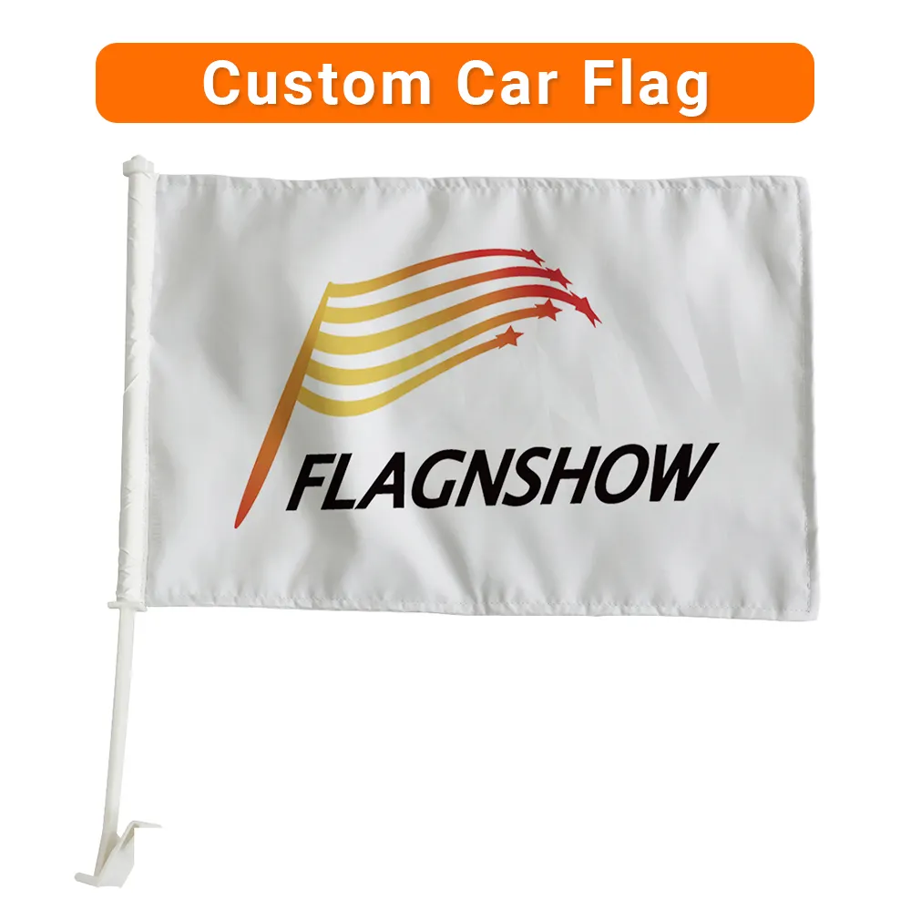 Flagnshow 12x18 30x45 cm 3x5 bandiera auto personalizzata