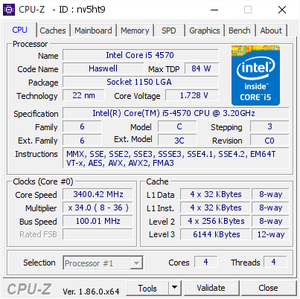 ביצועים גבוהים i5 4570 cpu ליבה i5 i5 הדור הרביעי מעבד 4 סך כל הליבות מעבד עבור מחשב - Product Image 6